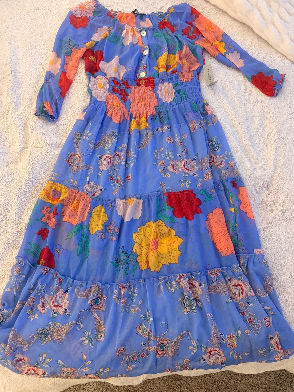 NWT Colorful Maxi Dress